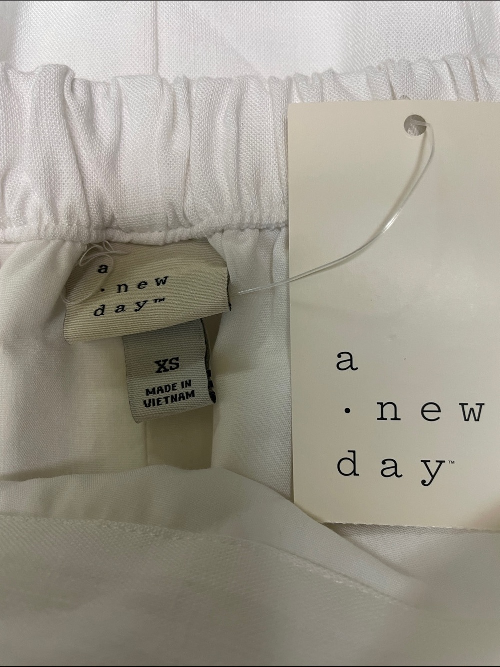A New Day Crisp White Wrap Mini Skirt Size XS | NWT - Picture 4 of 5